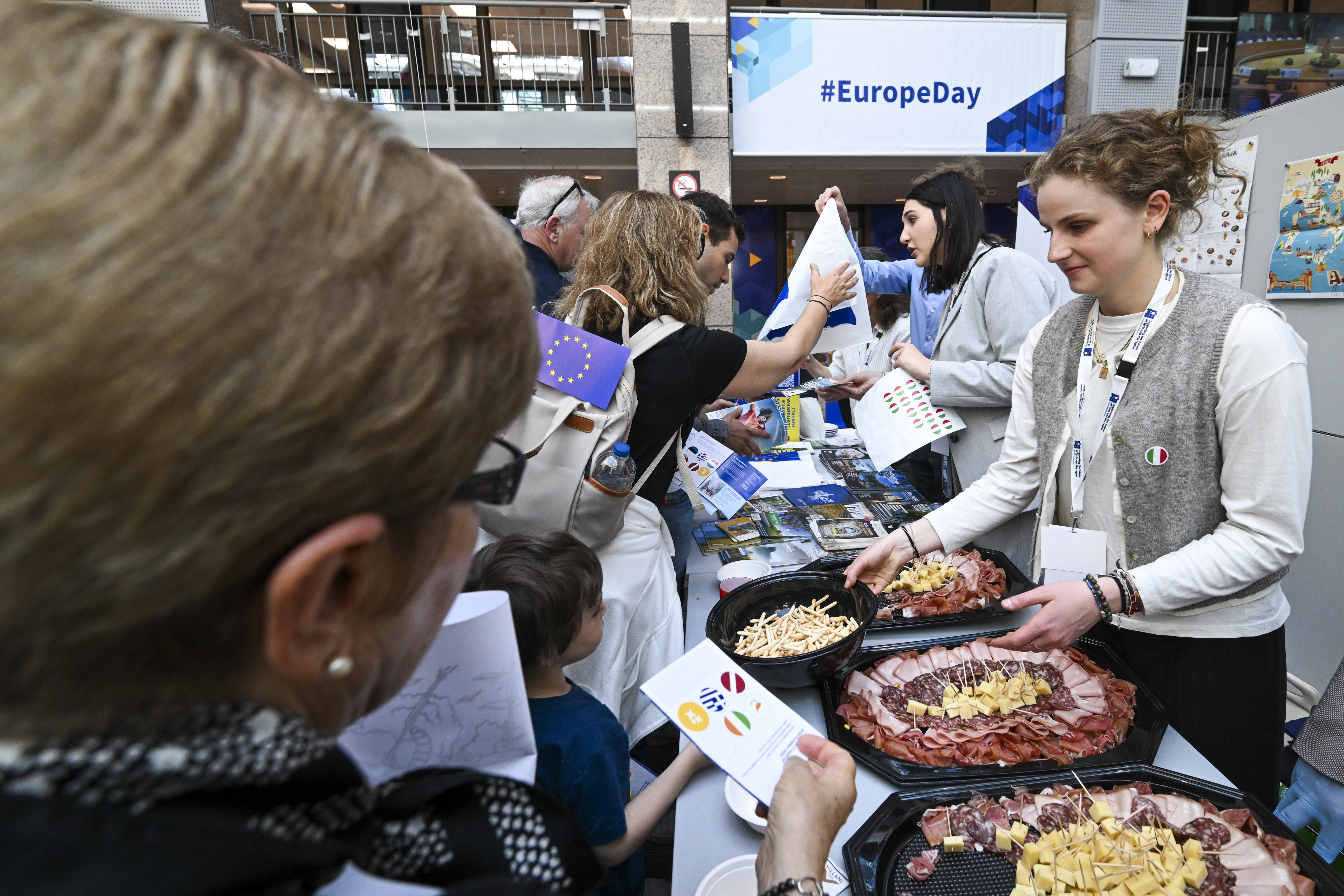 Food tasting at the European Council