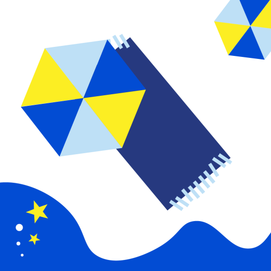 Smart watch wallpaper - European beach