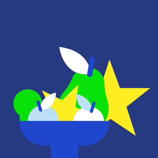 Smart watch wallpaper - Bowl of fruits