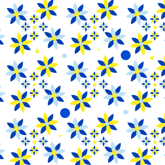 Smart watch wallpaper - Flowers pattern