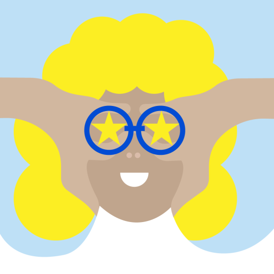 Smart watch wallpaper - Woman with blond hair