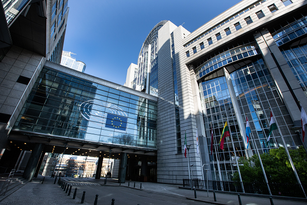 European Parliament building Brussels